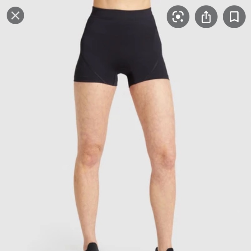 Gymshark combat shorts, black shorts size small